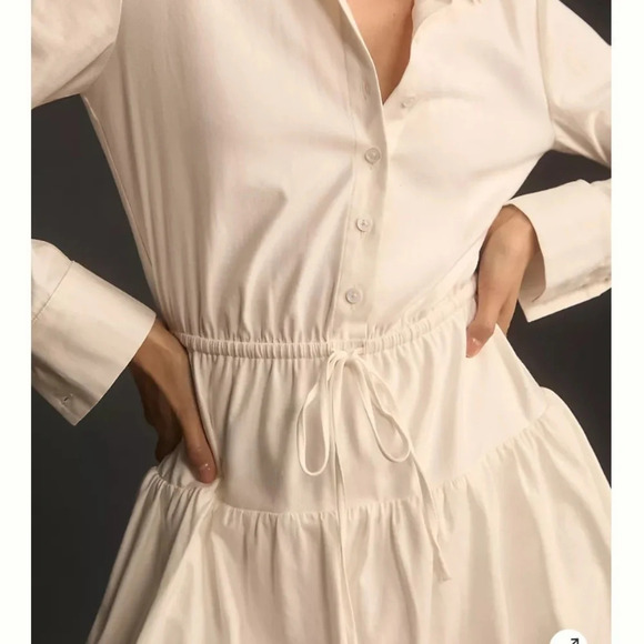 NWT Reformation MOIRA DRESS WHITE 10 $228 spring designer summer boho formal - Picture 3 of 3